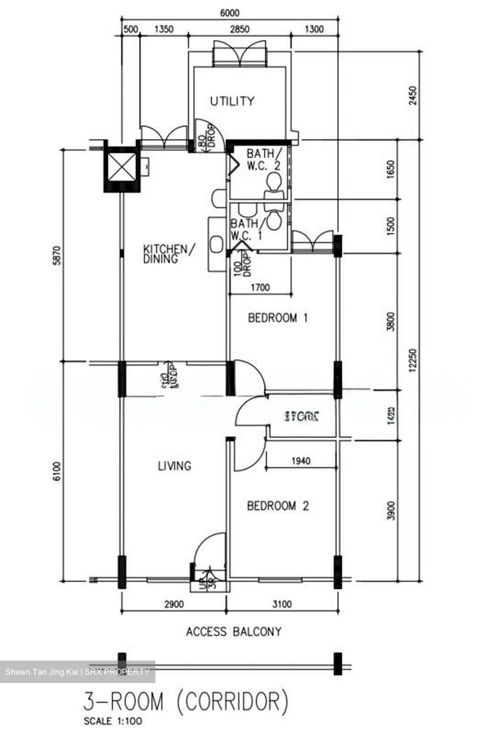 Blk 22 Bedok South Avenue 1 (Bedok), HDB 3 Rooms #559208181